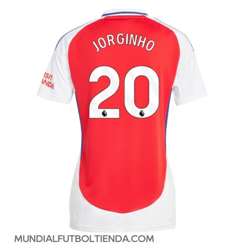 Camiseta Arsenal Jorginho Frello #20 Primera Equipación Replica 2024-25 para mujer mangas cortas